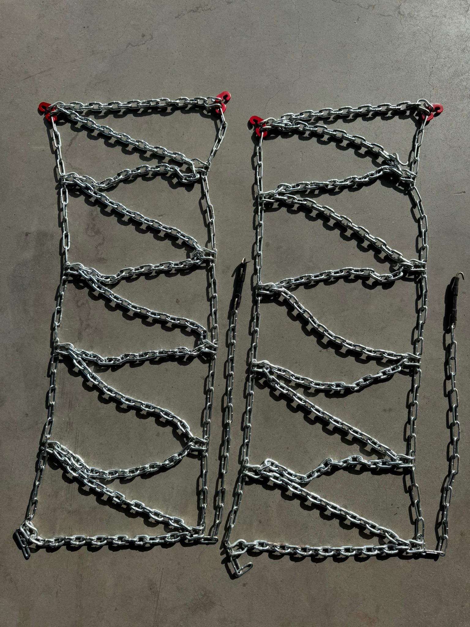 B-Ware Satz Schrägspurschneeketten 17x8.00-8