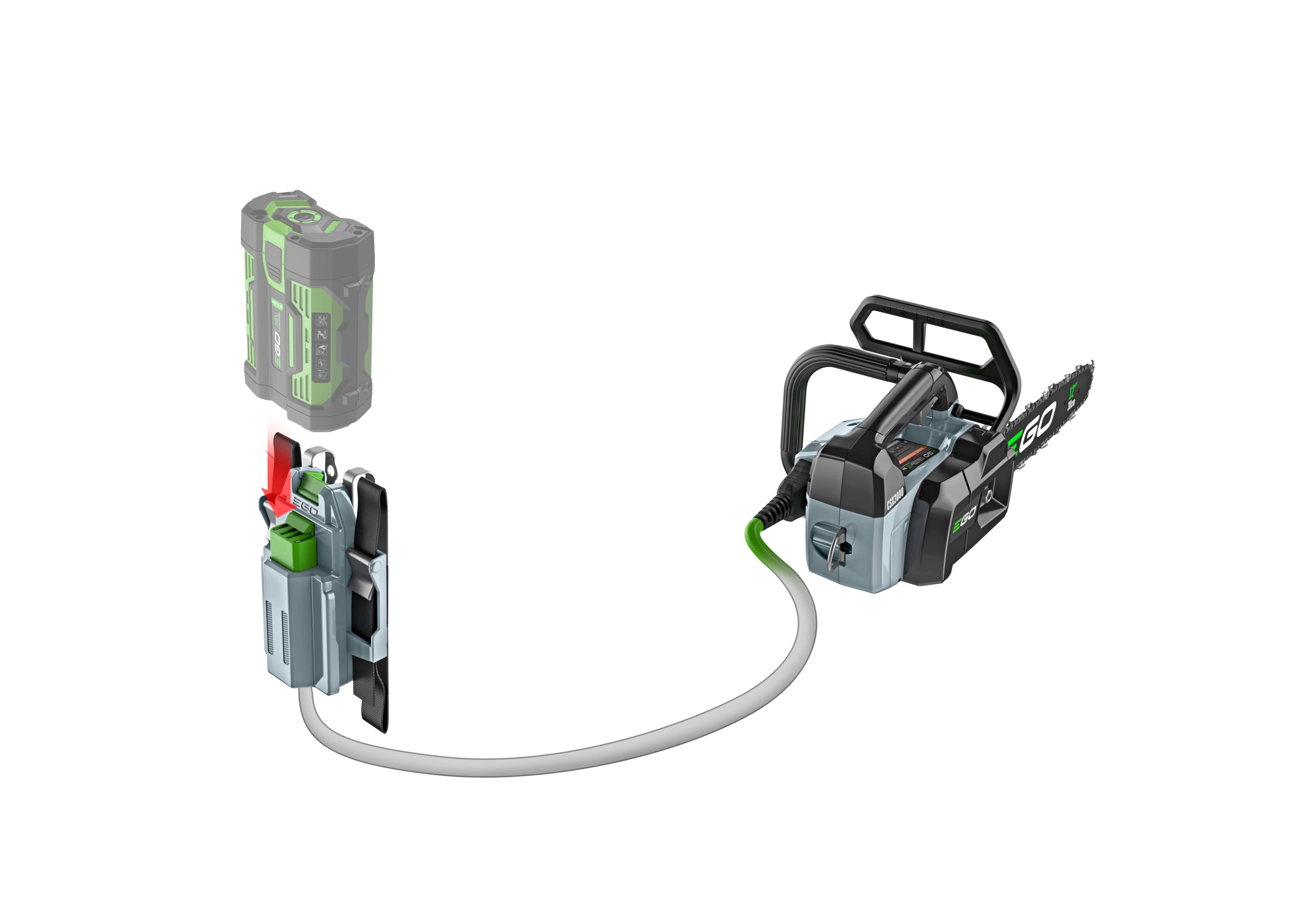 EGO CSX3002 PRO X 30cm Baumpflegekettensäge KIT